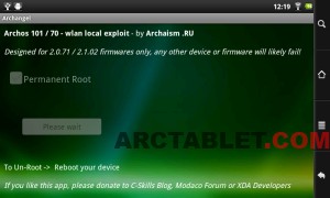 Apparently Archos modified