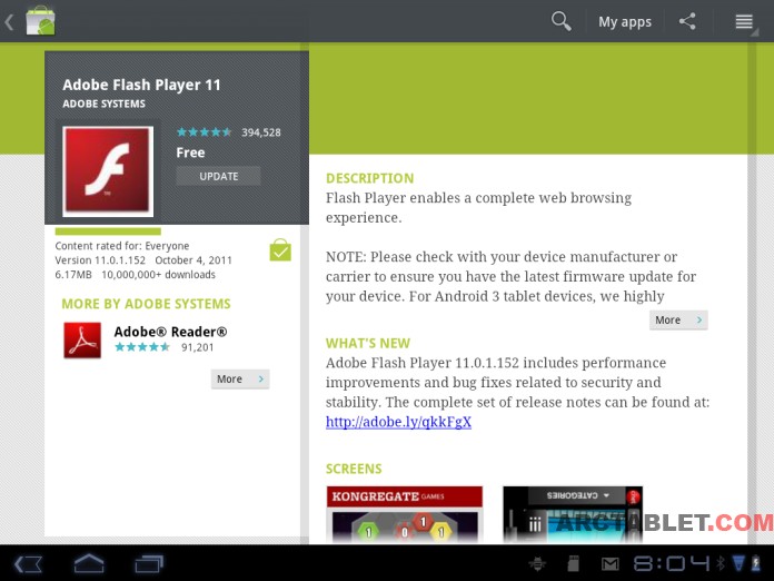 Download of adobe flash player 101 for android 22