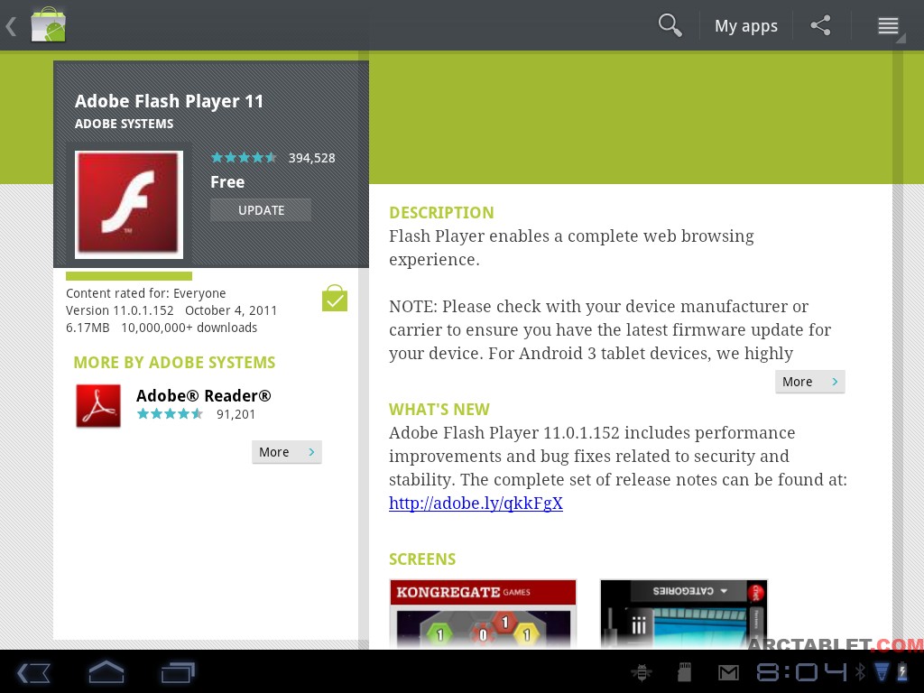 latest version adobe flash player download