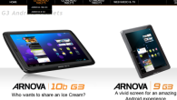 Arnova 9 G3 and Arnova 10b G3 first G3 tablets on Arnova website Arnova website is just starting to list their new Arnova G3 product line on their website. Many Android Tablets are expected, from 7 inches to 10 inches, capacitive and resistive...