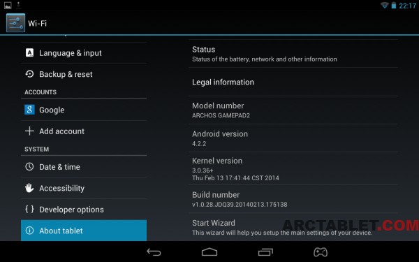 ARCHOS_GamePad2_20140213_firmware_update_installed_b